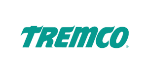 A green and white logo for tremco.