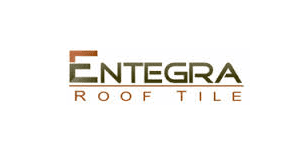 A logo of the company entegra roof tile