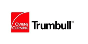 A red and black logo for trubbery